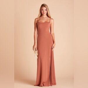 NWOT Birdy Grey Ash Dress in Crepe Terracotta Size S